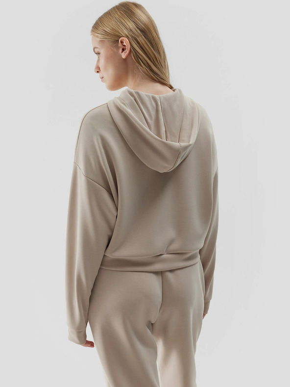 4F Дамски суитшърт с качулка и цип 4F