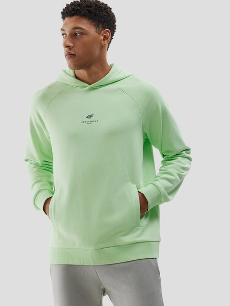 4F Мъжки суитчър от органичен памук без цип и качулка 4F