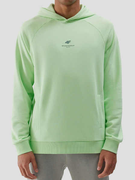 4F Мъжки суитчър от органичен памук без цип и качулка 4F