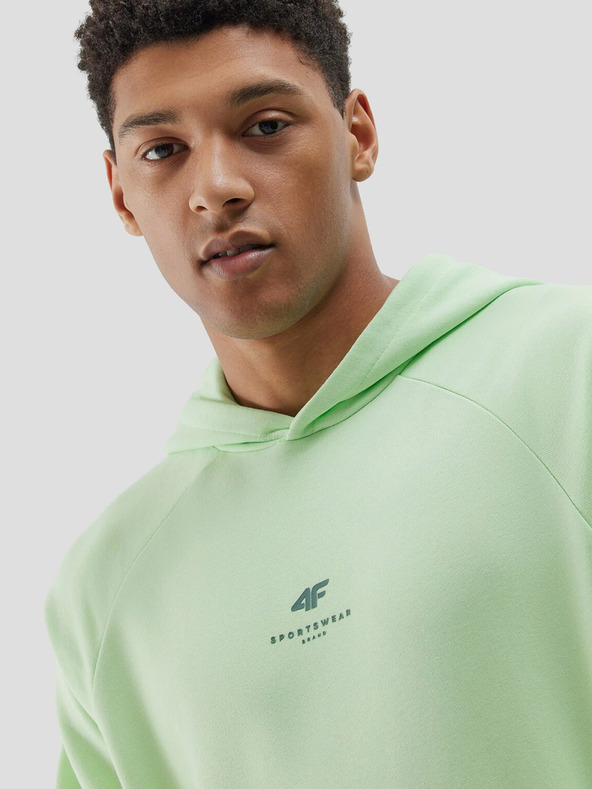 4F Мъжки суитчър от органичен памук без цип и качулка 4F
