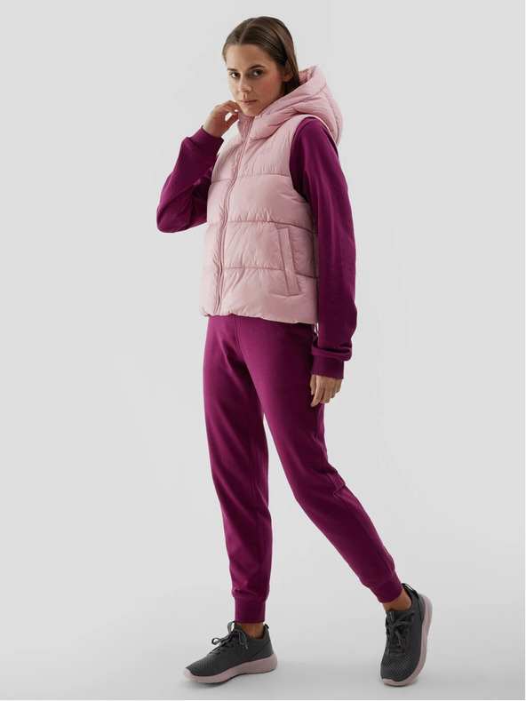 4F Дамска пухена жилетка с пълнеж от синтетични пера 4F