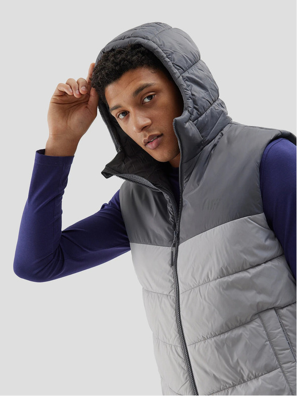 4F Мъжка пухена жилетка с пълнеж от синтетични пера 4F