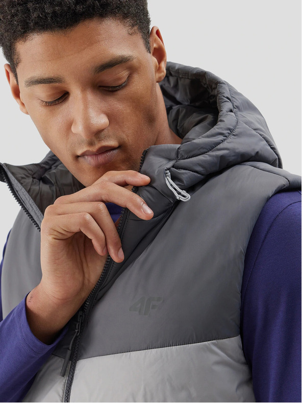 4F Мъжка пухена жилетка с пълнеж от синтетични пера 4F