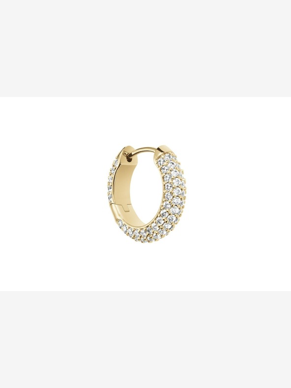 Daniel Wellington Дамски златни стоманени обеци "Кръгове" Daniel Wellington