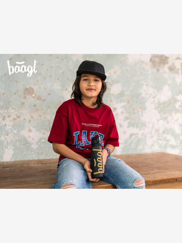 BAAGL  BAAGL Тританова бутилка за пиене Logo Gold, 500 ml BAAGL