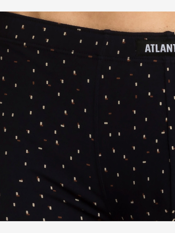 Atlantic Мъжки боксерки ATLANTIC 3-PACK - тъмно синьо, червено, тъмно синьо