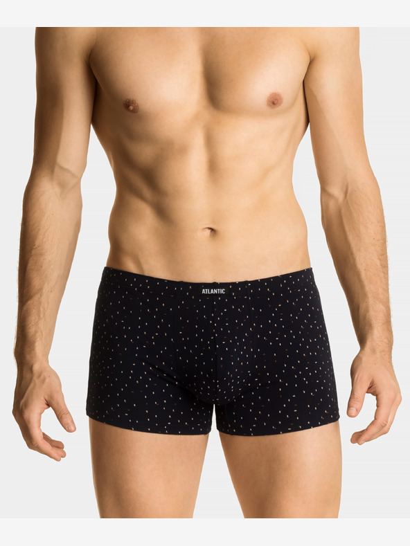 Atlantic Мъжки боксерки ATLANTIC 3-PACK - тъмно синьо, червено, тъмно синьо