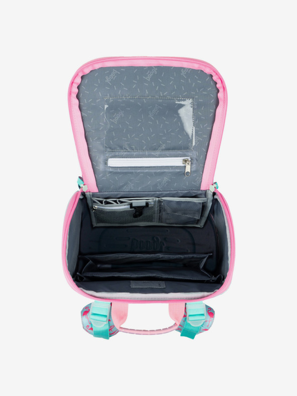 BAAGL  Розова ученическа чанта Zippy Baagl Фламинго