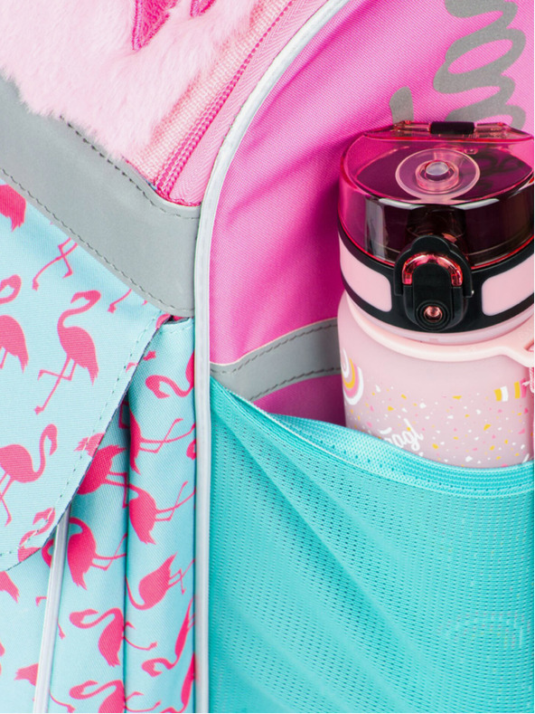 BAAGL  Розова ученическа чанта Zippy Baagl Фламинго