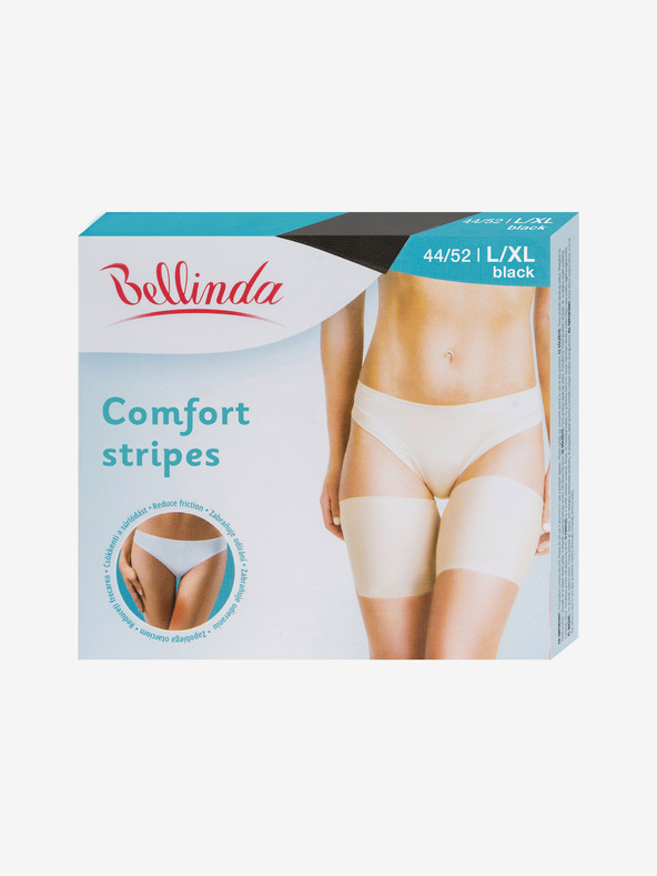 Bellinda Черна дамска тениска Bellinda Comfort Stripes за защита и предотвратяване на триенето