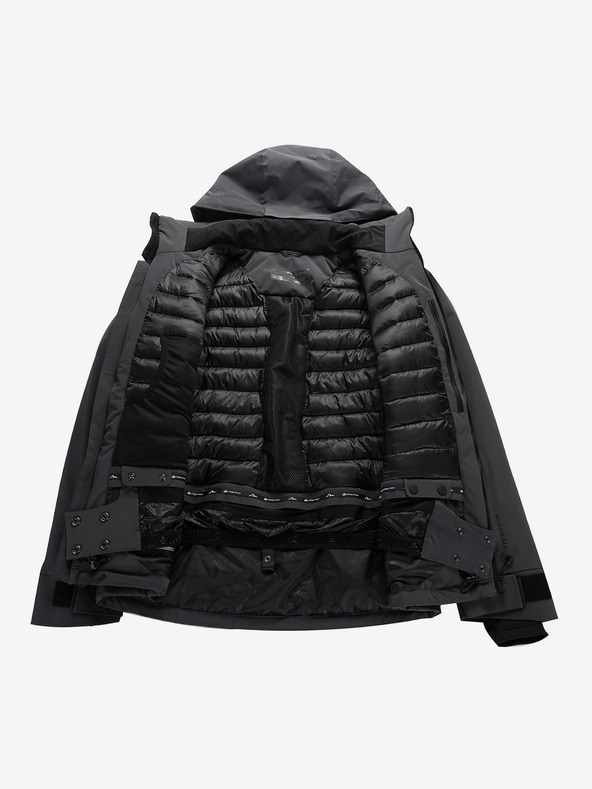 ALPINE PRO Мъжко ски яке с мембрана ptx за сняг ALPINE PRO REAS dk.true grey