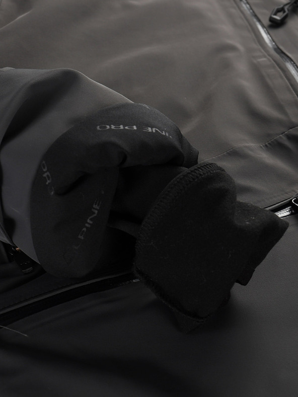 ALPINE PRO Мъжко ски яке с мембрана ptx за сняг ALPINE PRO REAS dk.true grey