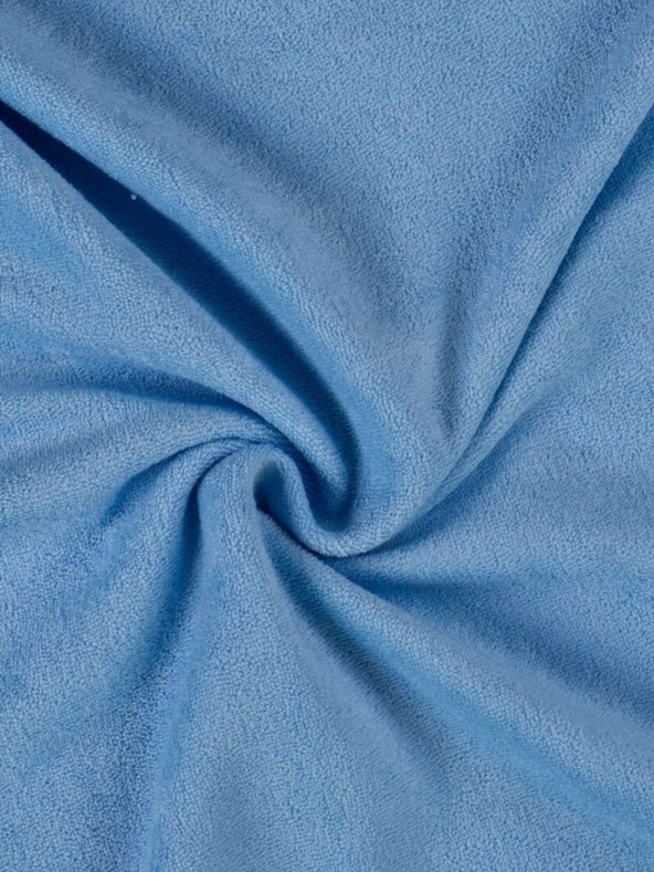 Kvalitex Хавлиен бебешки чаршаф 60x120cm светлосин Kvalitex