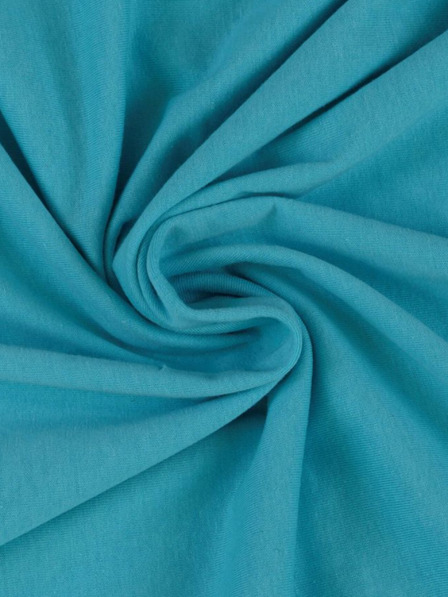 Kvalitex Джърси чаршаф за бебета 70х140см тюркоазен Kvalitex