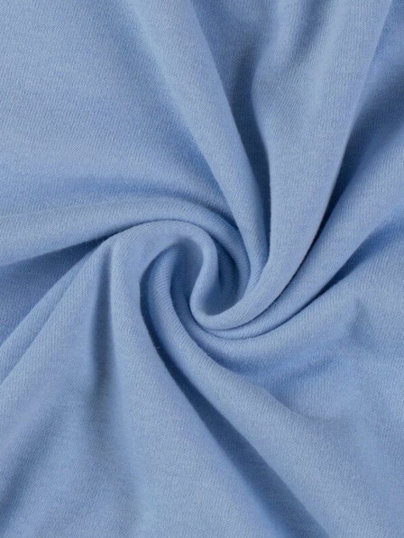 Kvalitex Джърси бебешки чаршаф 60х120см светлосин Kvalitex