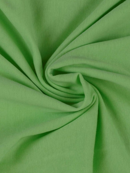 Kvalitex Джърси чаршаф за бебета 70х140 см светлозелен Kvalitex