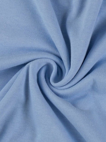 Kvalitex Джърси бебешки чаршаф 70х140 см светлосин Kvalitex