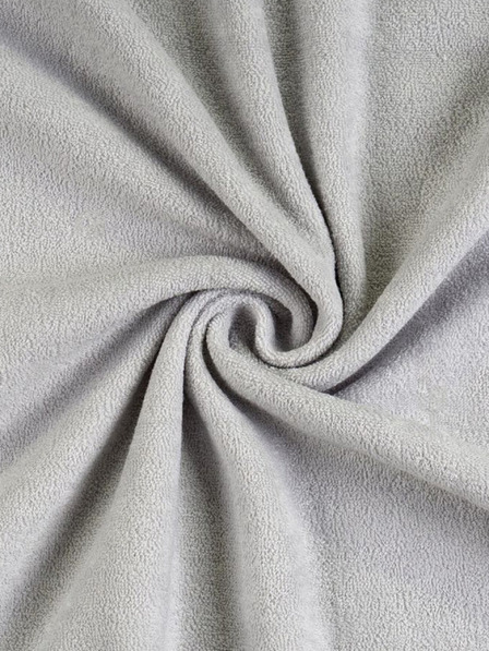 Kvalitex Хавлиен бебешки чаршаф 60х120 см светло сив Kvalitex