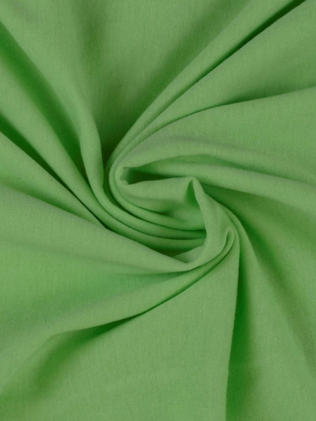 Kvalitex Джърси чаршаф за бебета 60х120 см светлозелен Kvalitex