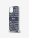 DKNY PC/TPU Повтарящ се модел с тонални ивици Magsafe заден капак за iPhone 11 Blue DKNY