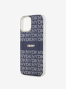 DKNY PC/TPU Repeat Pattern Tonal Stripe Magsafe Back Cover за iPhone 15 Blue DKNY