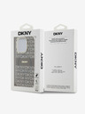 DKNY PC/TPU Repeat Pattern Tonal Stripe Magsafe Back Cover за iPhone 14 Pro Beige DKNY