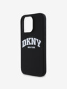 DKNY DKNY Заден капак от течен силикон с лого на арката MagSafe за iPhone 16 Pro Max Black
