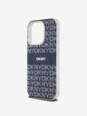 DKNY PC/TPU Repeat Pattern Tonal Stripe Magsafe Back Cover за iPhone 15 Pro Max Blue DKNY