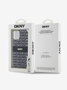 DKNY PC/TPU Repeat Pattern Tonal Stripe Magsafe Back Cover за iPhone 14 Black DKNY