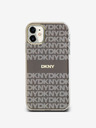 DKNY PC/TPU Повтарящ се модел с тонални ивици Magsafe заден капак за iPhone 11 Beige DKNY