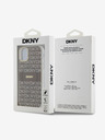 DKNY PC/TPU Повтарящ се модел с тонални ивици Magsafe заден капак за iPhone 11 Beige DKNY