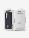 DKNY DKNY PU кожен капак с повтарящ се модел и лого Magsafe за Samsung Galaxy S24+ Black