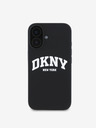 DKNY DKNY Течен силиконов капак с лого на арката MagSafe за iPhone 16 Plus Black