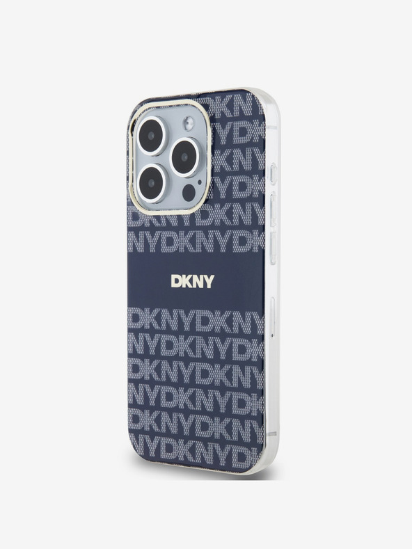 DKNY PC/TPU Repeat Pattern Tonal Stripe Magsafe Back Cover за iPhone 13 Pro Blue DKNY
