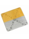 Bellatex Килимче за тоалетна 50x60cm лъчи сиво и жълто Bellatex