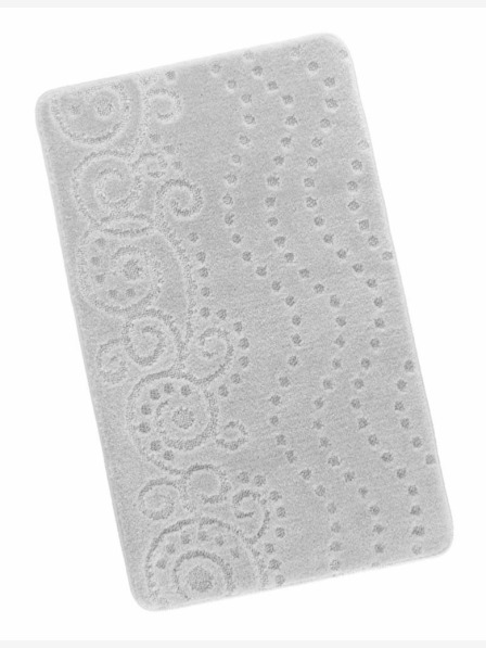 Bellatex Килимче за баня 60x100cm орнамент светло сиво Bellatex