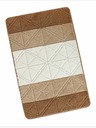 Bellatex Килимче за баня 60x100cm триъгълници кафяво Bellatex