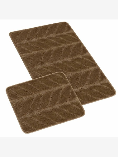 Bellatex Изтривалка за баня и тоалетна кочан кафява Bellatex