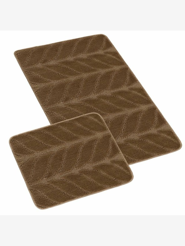 Bellatex Изтривалка за баня и тоалетна кочан кафява Bellatex