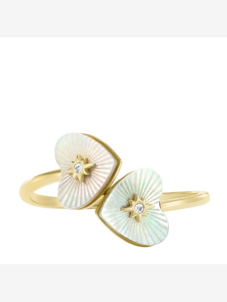 Fossil Дамски стоманен пръстен Fossil