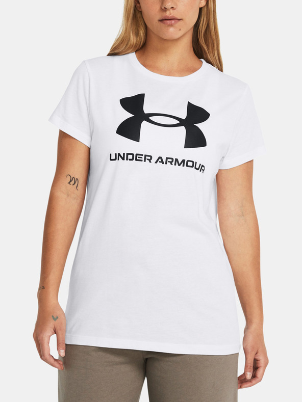 Under Armour Дамска тениска Under Armour UA W SPORTSTYLE LOGO SS