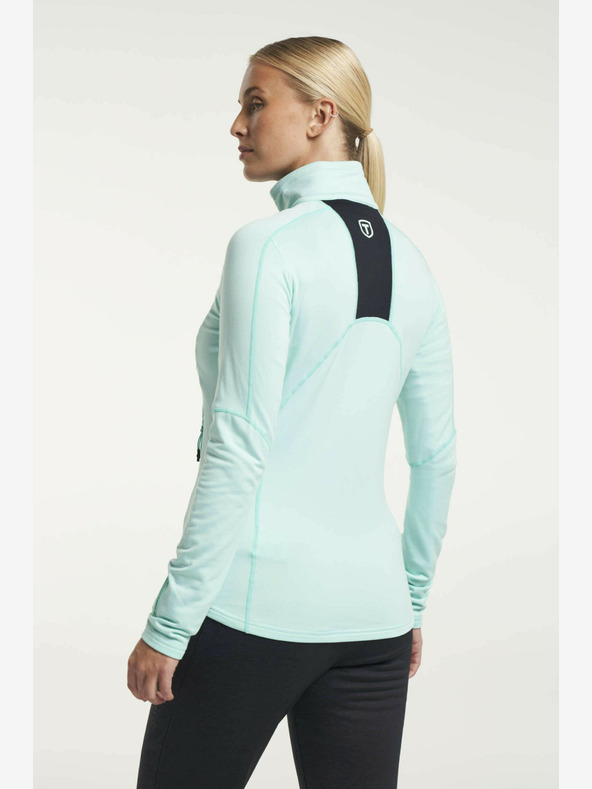 Tenson Дамски функционален суитчър Tenson Txlite с цял цип W Светло тюркоазено