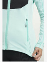 Tenson Дамски функционален суитчър Tenson Txlite с цял цип W Светло тюркоазено