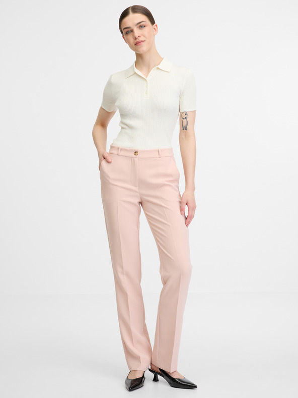 Orsay Бяла дамска тениска с къс ръкав ORSAY