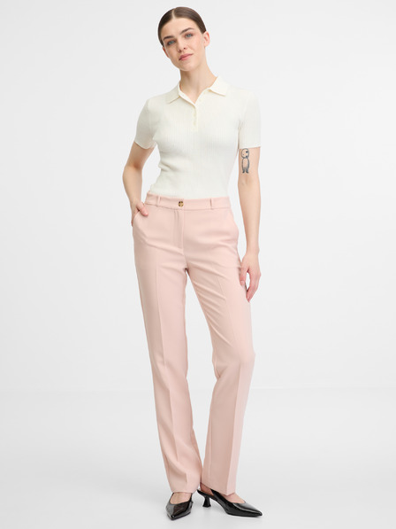 Orsay Бяла дамска тениска с къс ръкав ORSAY