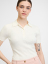 Orsay Бяла дамска тениска с къс ръкав ORSAY