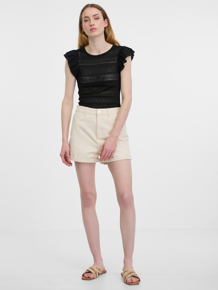 Orsay Черна дамска блуза ORSAY