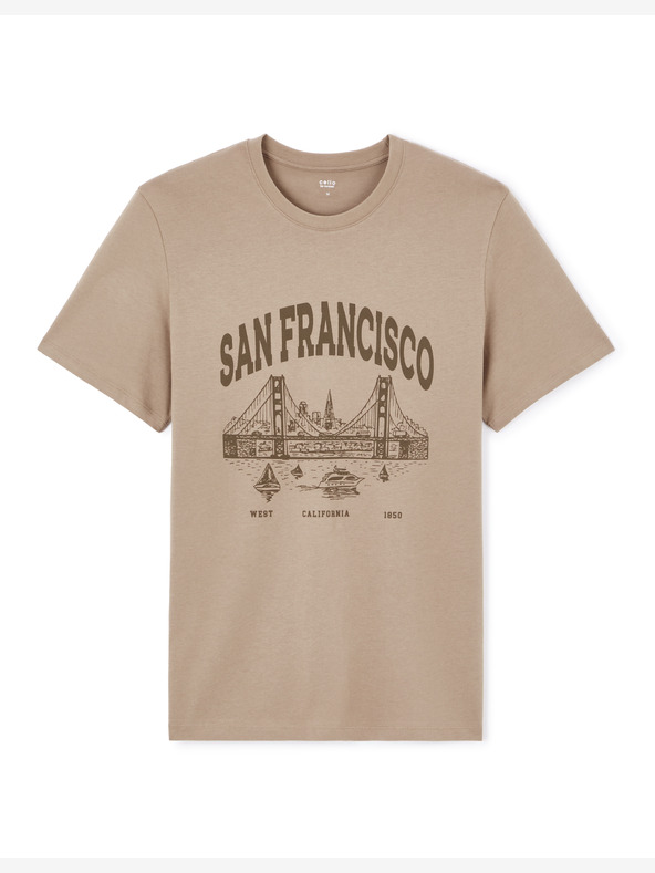 Celio Тениска с къс ръкав Lestate