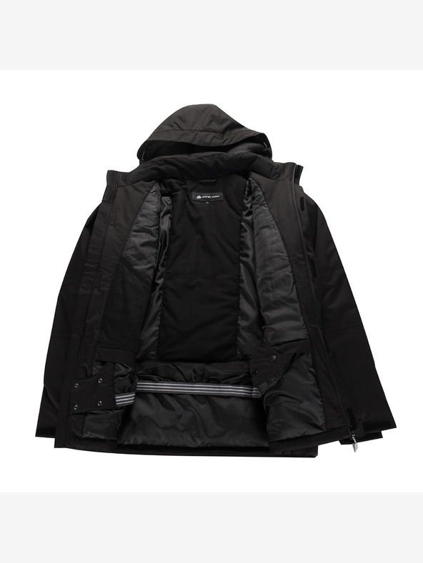 ALPINE PRO Мъжко ски яке с мембрана ptx snow ALPINE PRO COMED черно