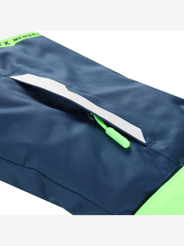 ALPINE PRO Детско ски яке с мембрана ptx snow ALPINE PRO DEARO неоново зелен гекон